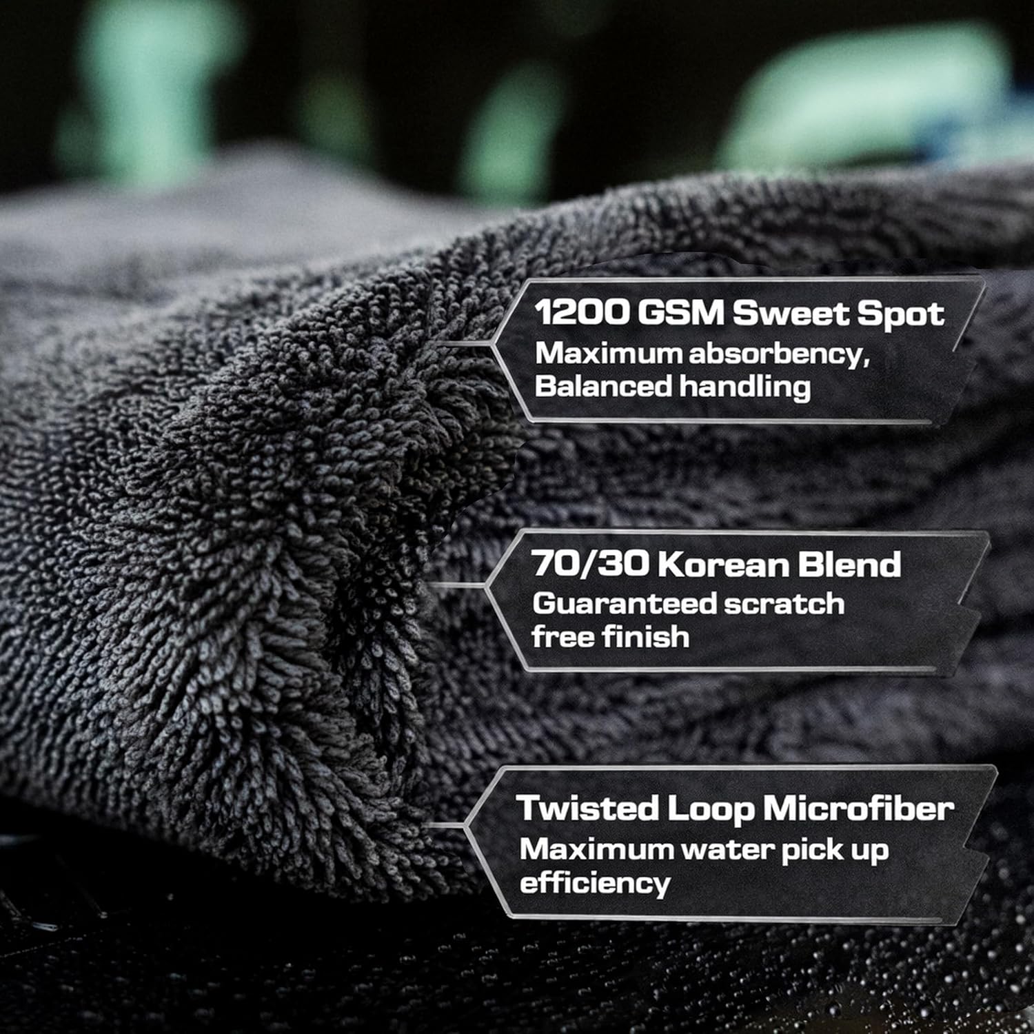 24x36 Car Drying Towel 1200 GS - Microfiber Towel Detailing incelemesi ve fiyatı