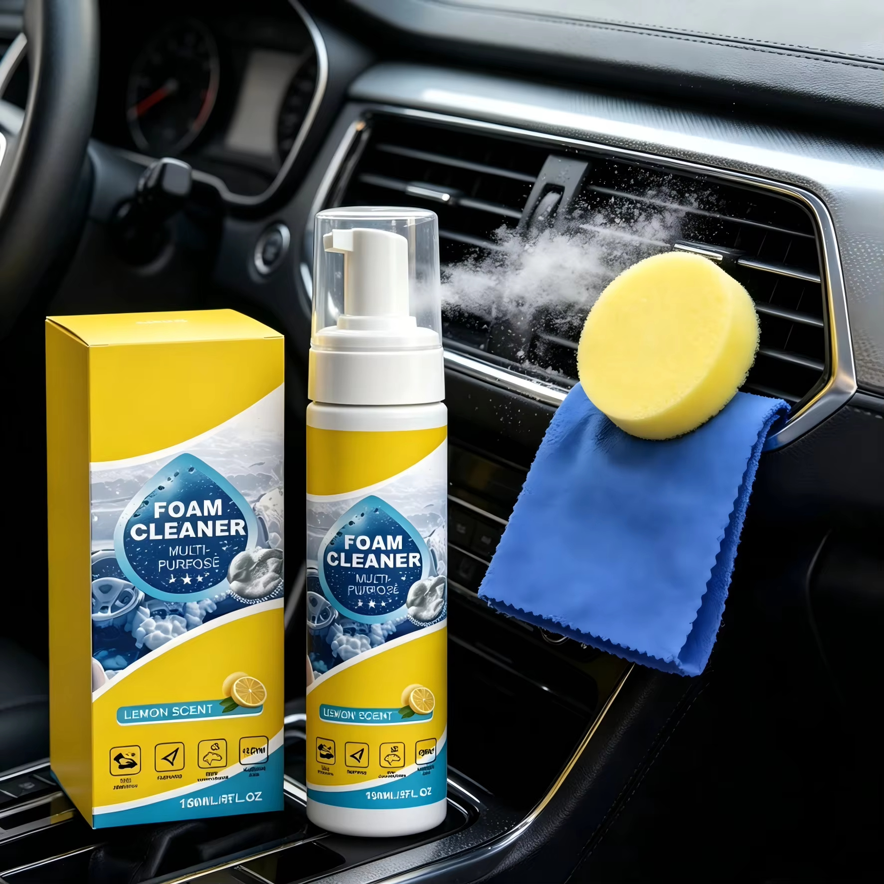 Multi-Purpose Foam Car Interio - Leather Cleaner Interior incelemesi ve fiyatı