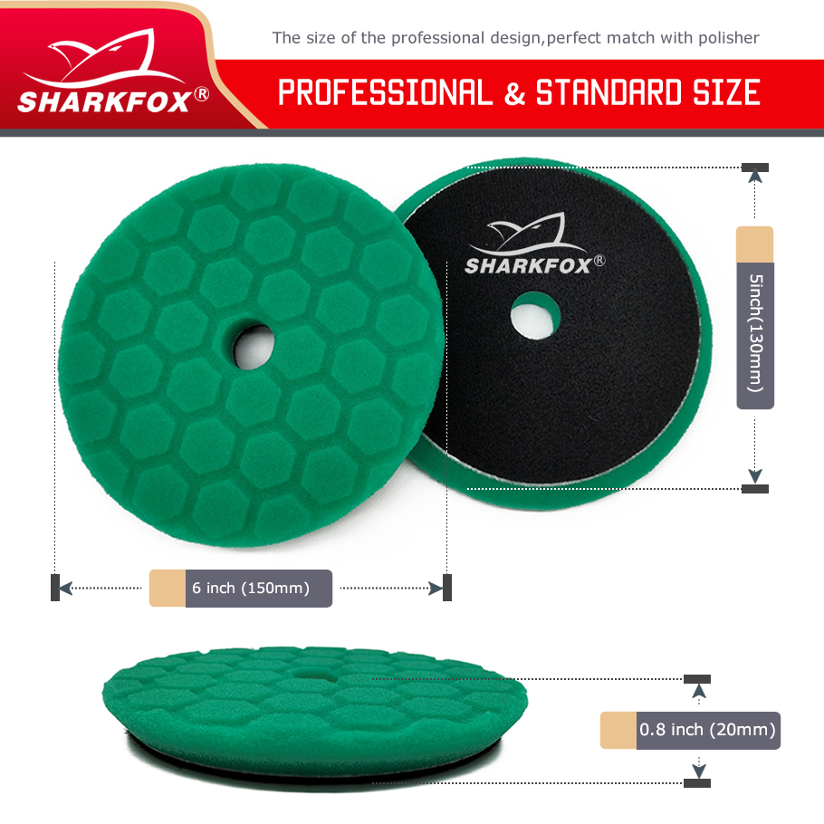 Sharkfox 5 pieces/set 5 Inch(1 - Polish Pad Set Buffer incelemesi ve fiyatı