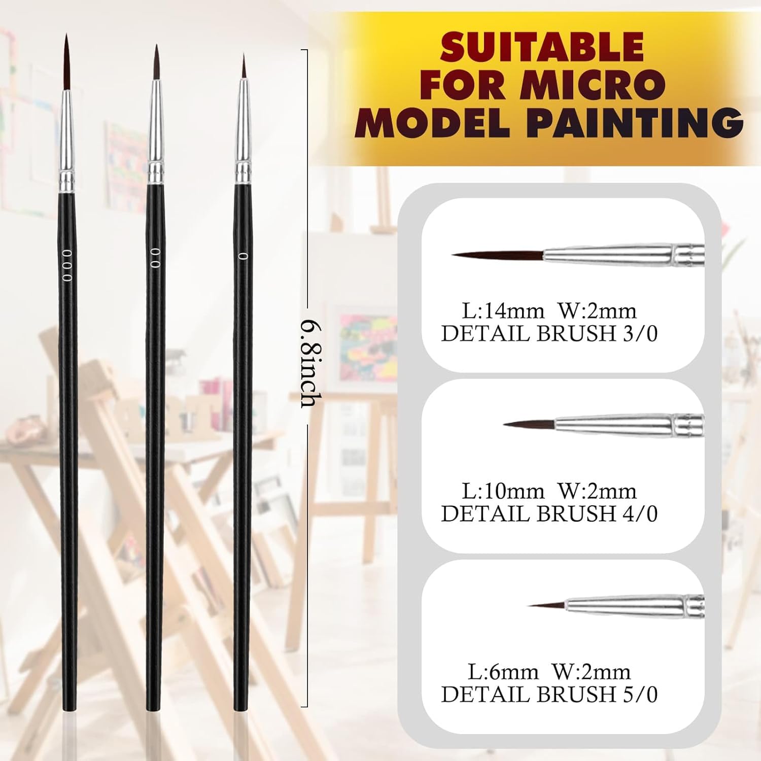 30 Pcs Fine Detail Paint Brush - Detailing Brush Set incelemesi ve fiyatı