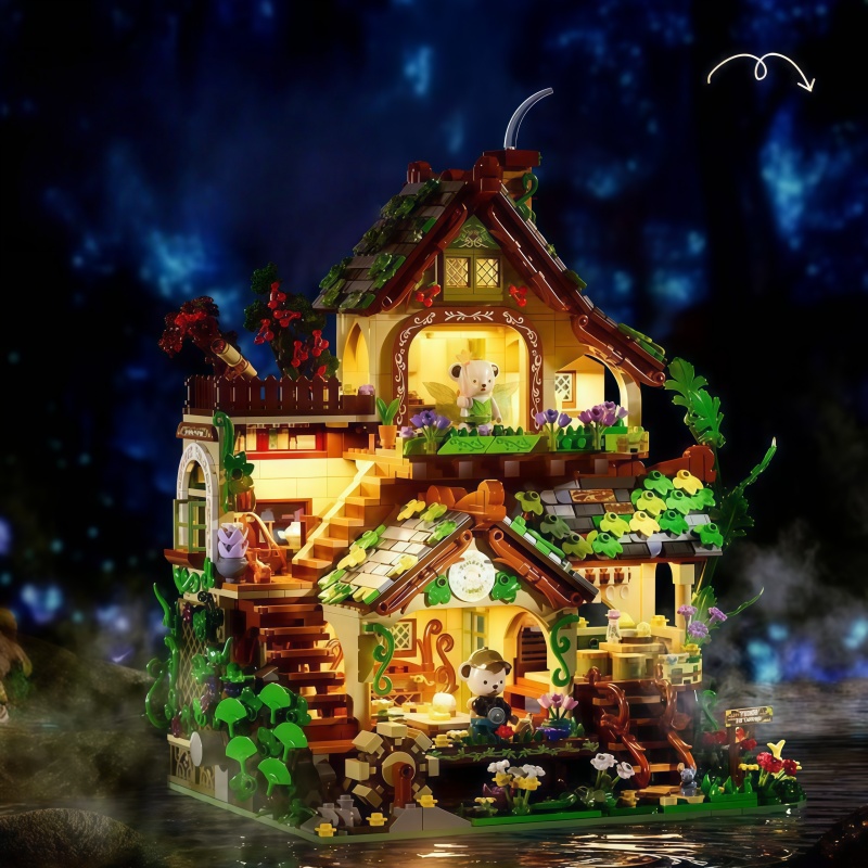 Whimsical Forest Elf Cottage B - Interior Detailing Kit incelemesi ve fiyatı