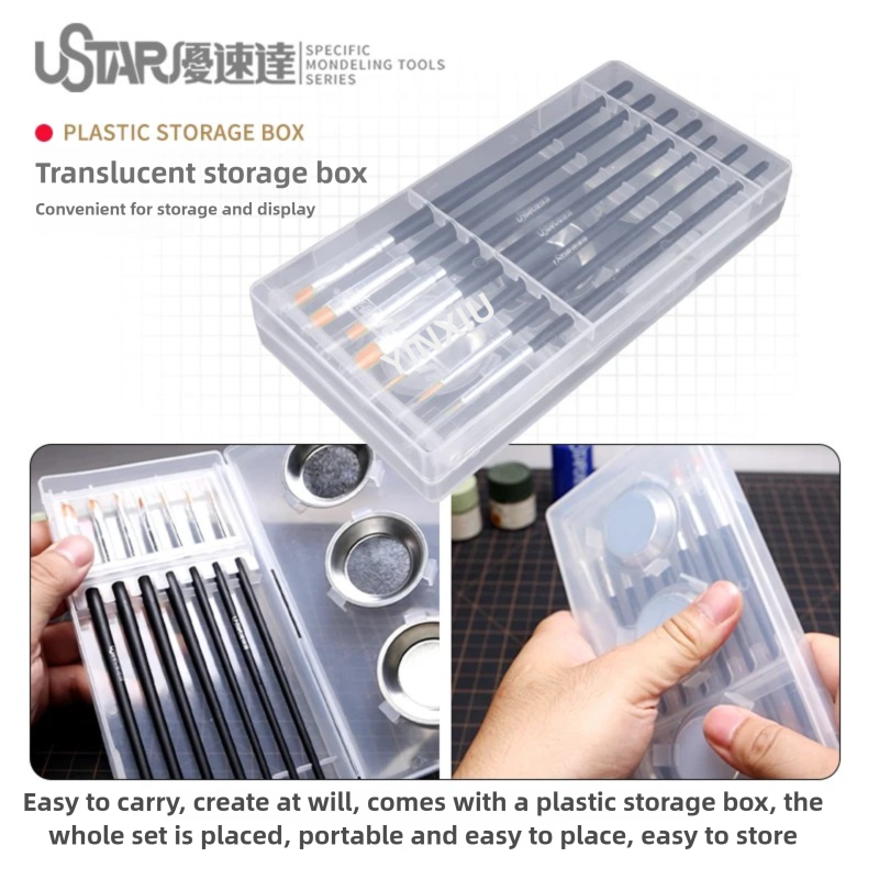 USTAR Painting Brush & Palette - Detailing Brush Set incelemesi ve fiyatı