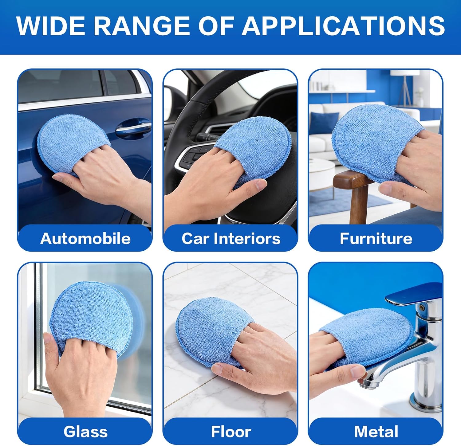 Auto Cleaning Sponge Brush Wax - Wax Applicator Pad incelemesi ve fiyatı