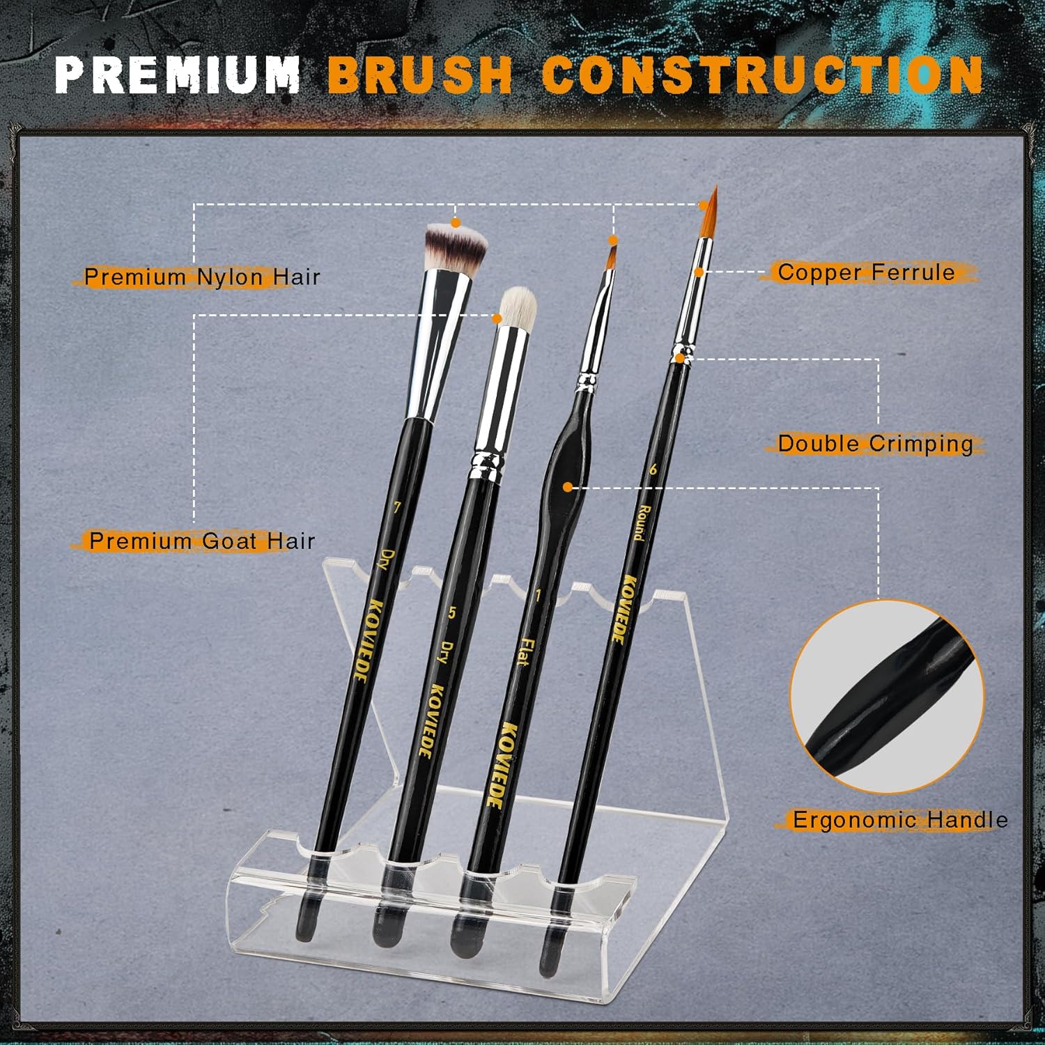 20Pcs Miniature Paint Brushes  - Detailing Brush Set incelemesi ve fiyatı