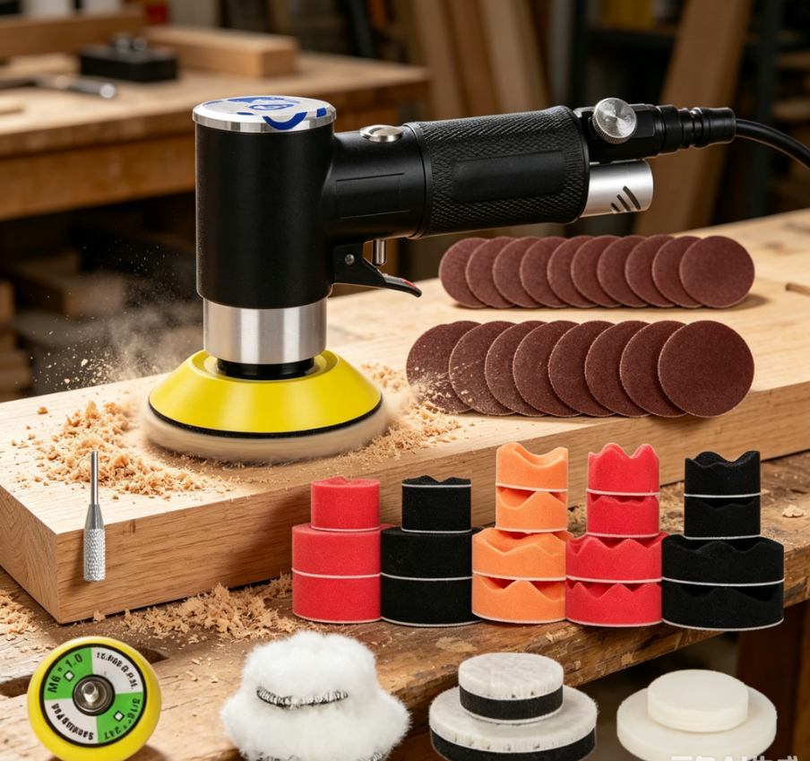 Air Sander Mini Pneumatic Grin - Polish Pad Set Buffer incelemesi ve fiyatı