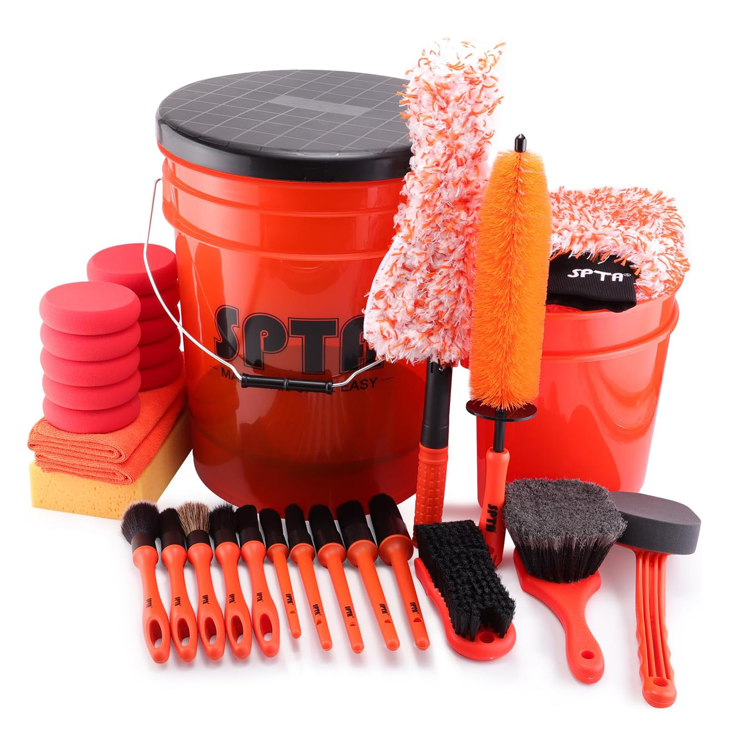 SPTA 33Pcs Car Wash 20L Bucket - Interior Detailing Kit incelemesi ve fiyatı