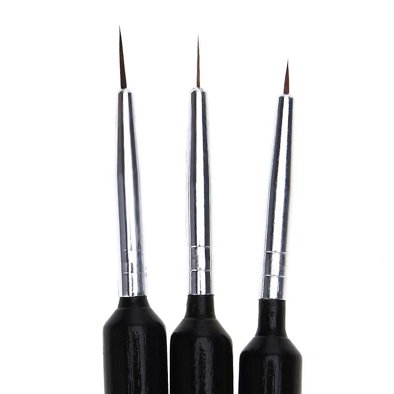 3Pcs Ultra-fine Nail Art Liner - Detailing Brush Set incelemesi ve fiyatı