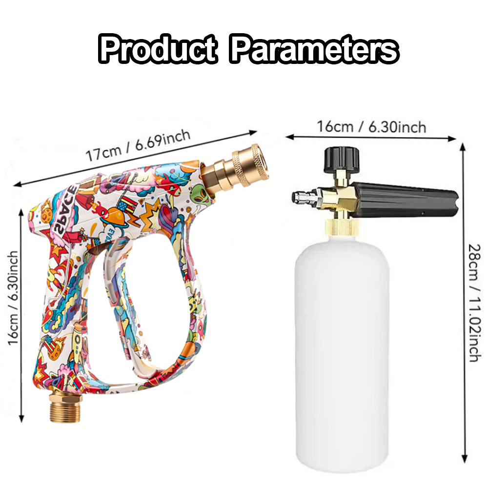 Short Pressure Washer Gun with - Pressure Washer Foam Gun incelemesi ve fiyatı