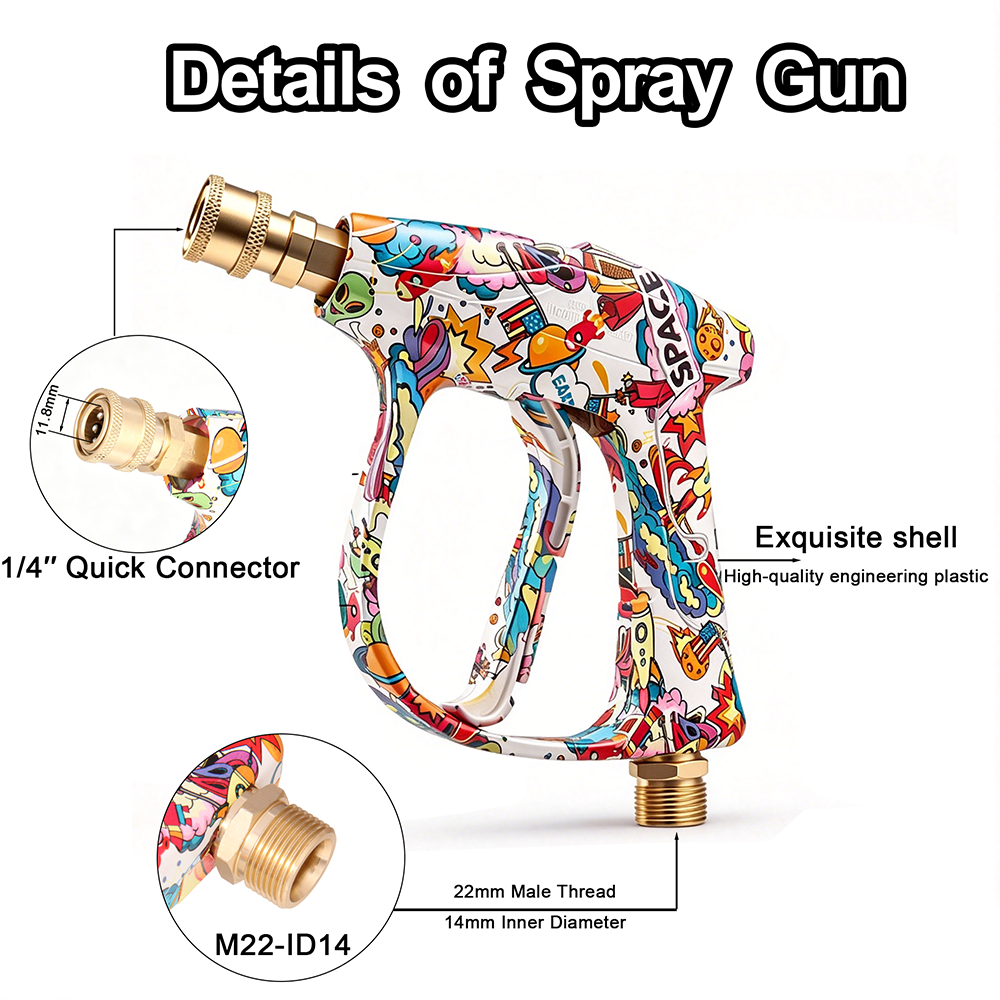 Short Pressure Washer Gun with - Pressure Washer Foam Gun incelemesi ve fiyatı