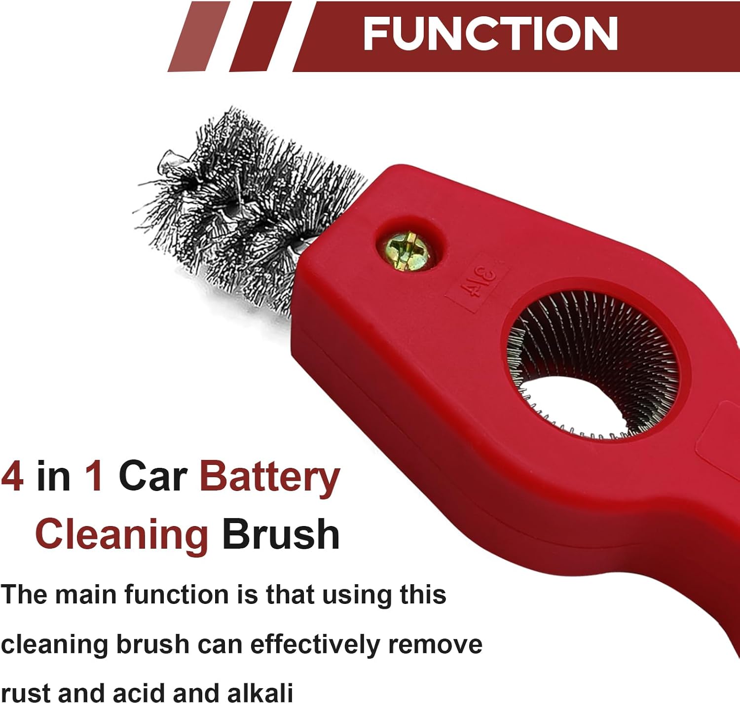 4 in 1 Car Battery Terminal Cl - Car Cleaning Brush incelemesi ve fiyatı