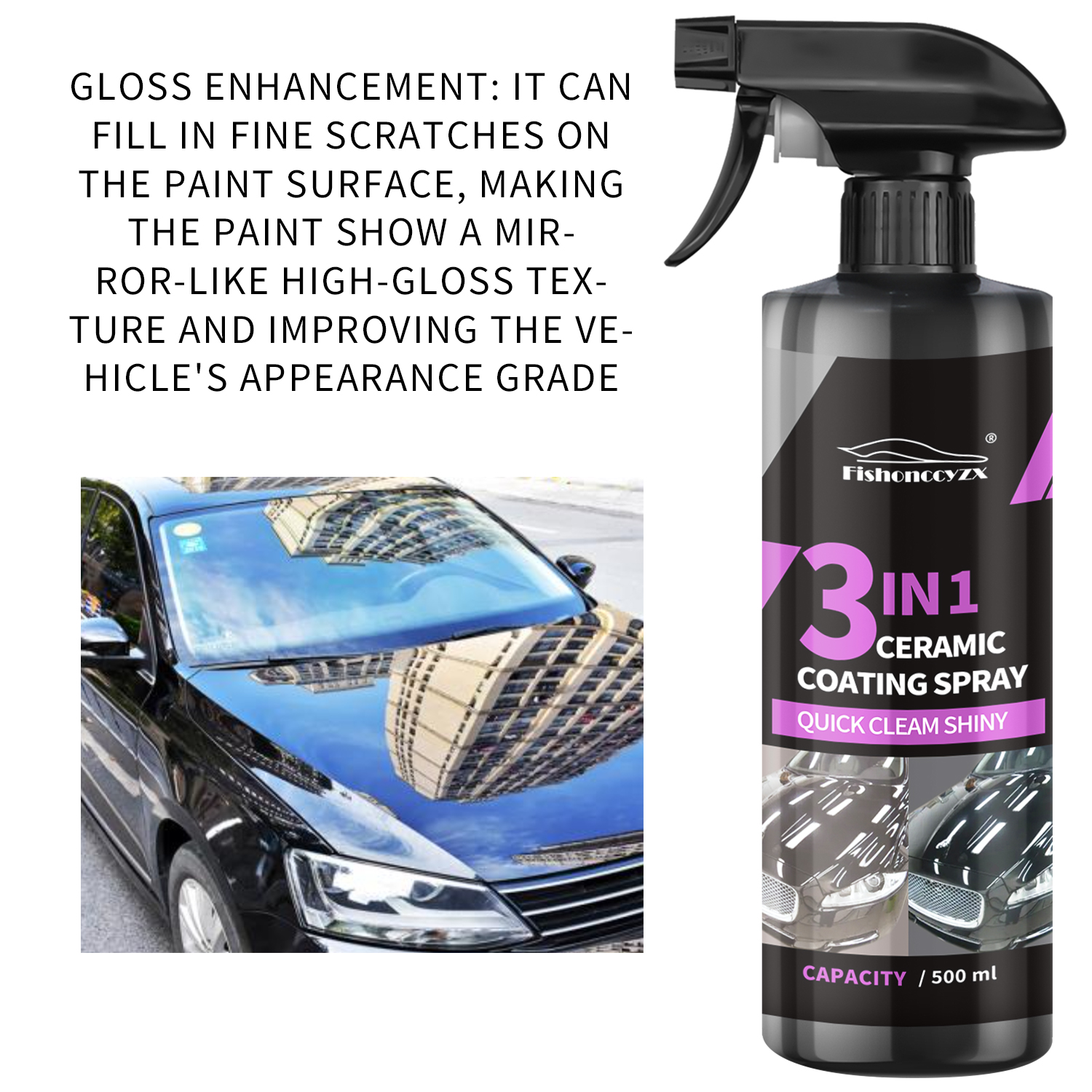 3 in 1 Car Ceramic Liquid Coat - Car Wax Ceramic Coating incelemesi ve fiyatı