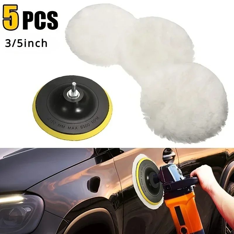 5Pcs/Set Wool Polishing Buffin - Polish Pad Set Buffer incelemesi ve fiyatı