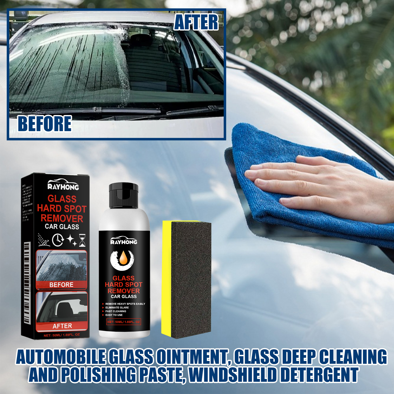 Car Glass Polishing Paste Wind - Car Shampoo Ph incelemesi ve fiyatı