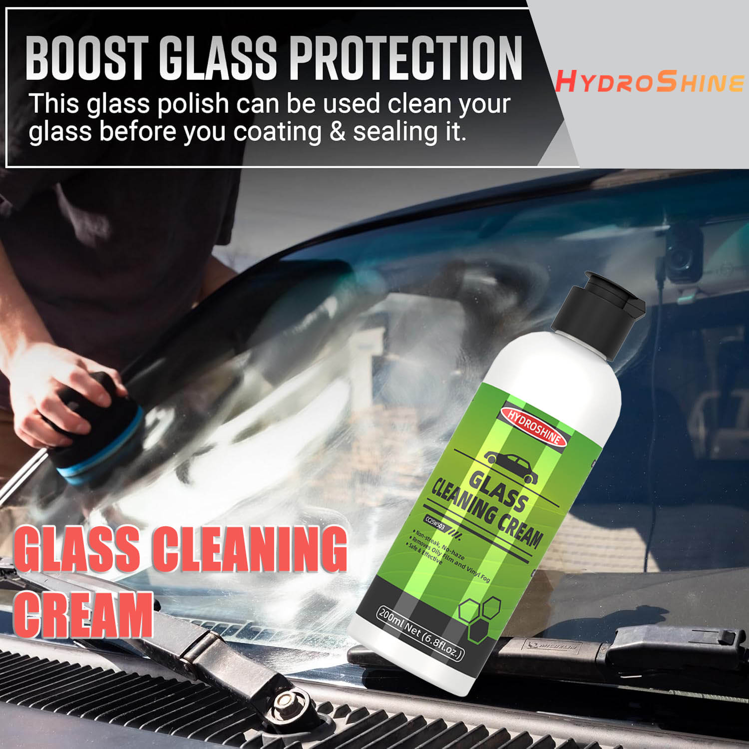 Hydroshine Car Glass Oil Film  - Glass Cleaner Streak incelemesi ve fiyatı