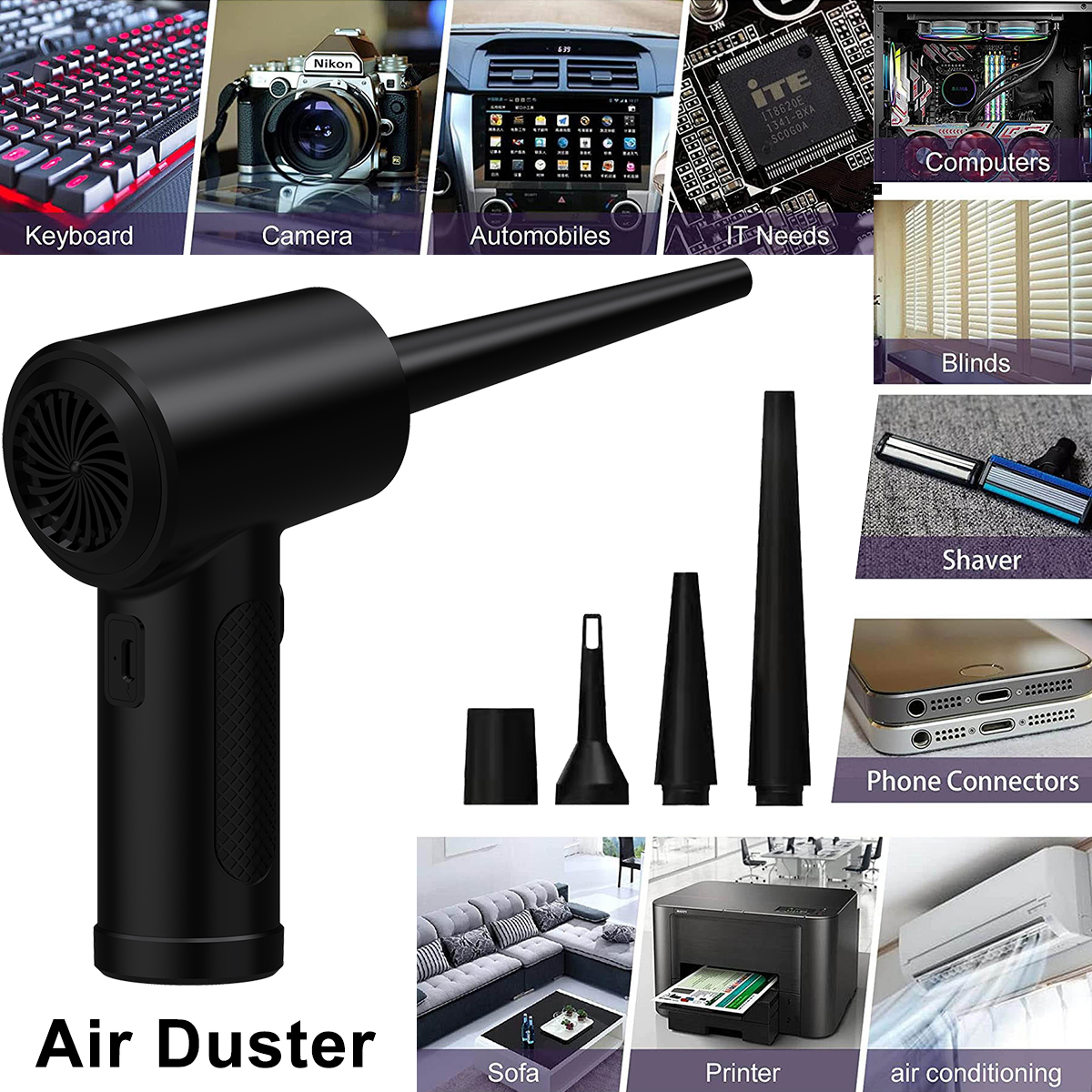 Compressed Air Duster for Comp - Dryer Car Blower incelemesi ve fiyatı