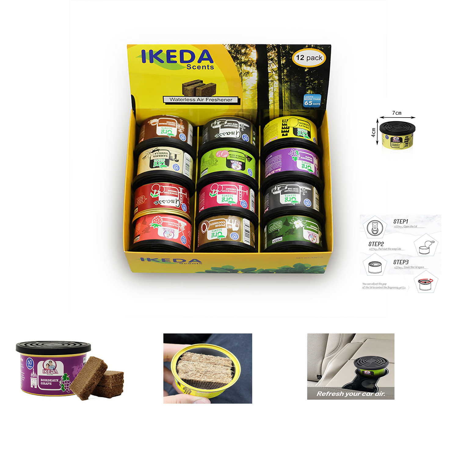 Car Air Fresheners:  Lemon Sce - Odor Eliminator Car incelemesi ve fiyatı