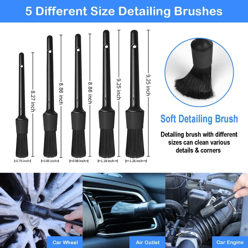 Car Wash Brush Set Detailing B - Dirt Brush Interior incelemesi ve fiyatı