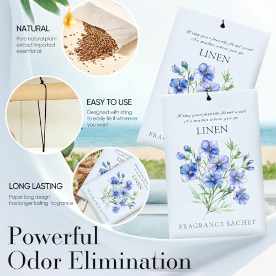 Scented Sachet Bags - 12 Pack  - Odor Eliminator Car incelemesi ve fiyatı
